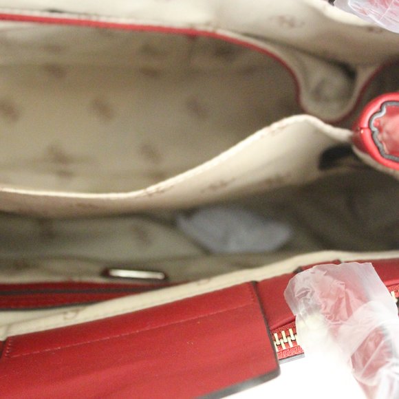 NWT Guess Britta Embroidered Satchel w/ matching Wallet - Picture 5 of 12